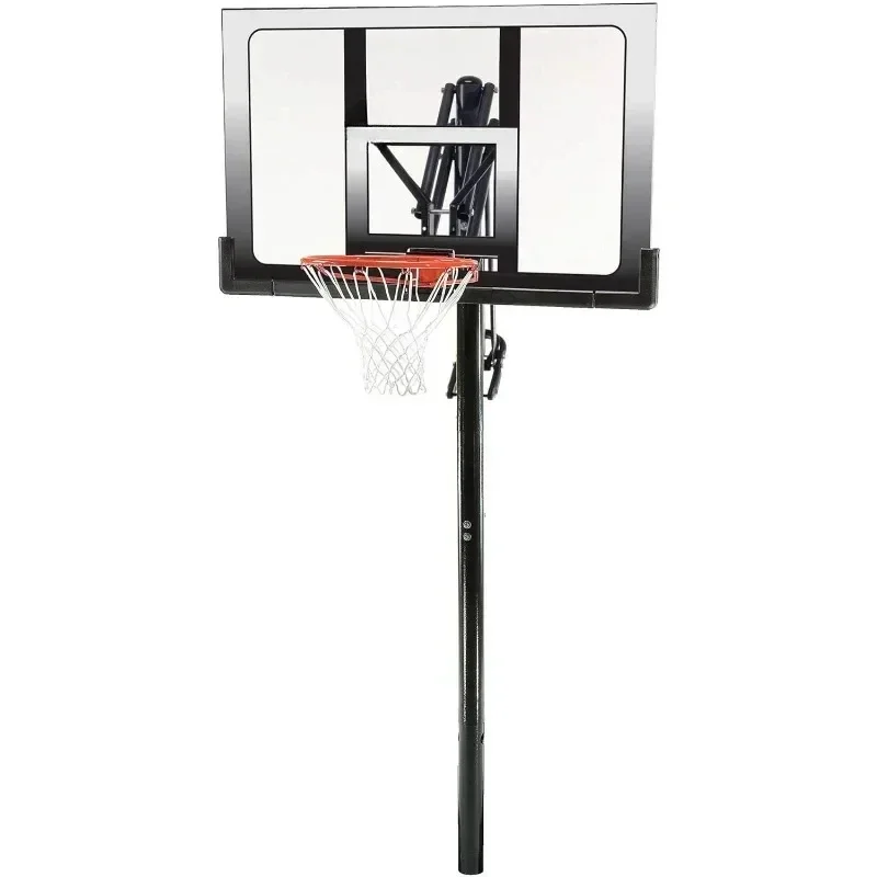 

Lifetime 71281 in Ground Power Lift Basketball System, Team Sports 52 Inch Shatterproof Backboard Basketball Training Equipment