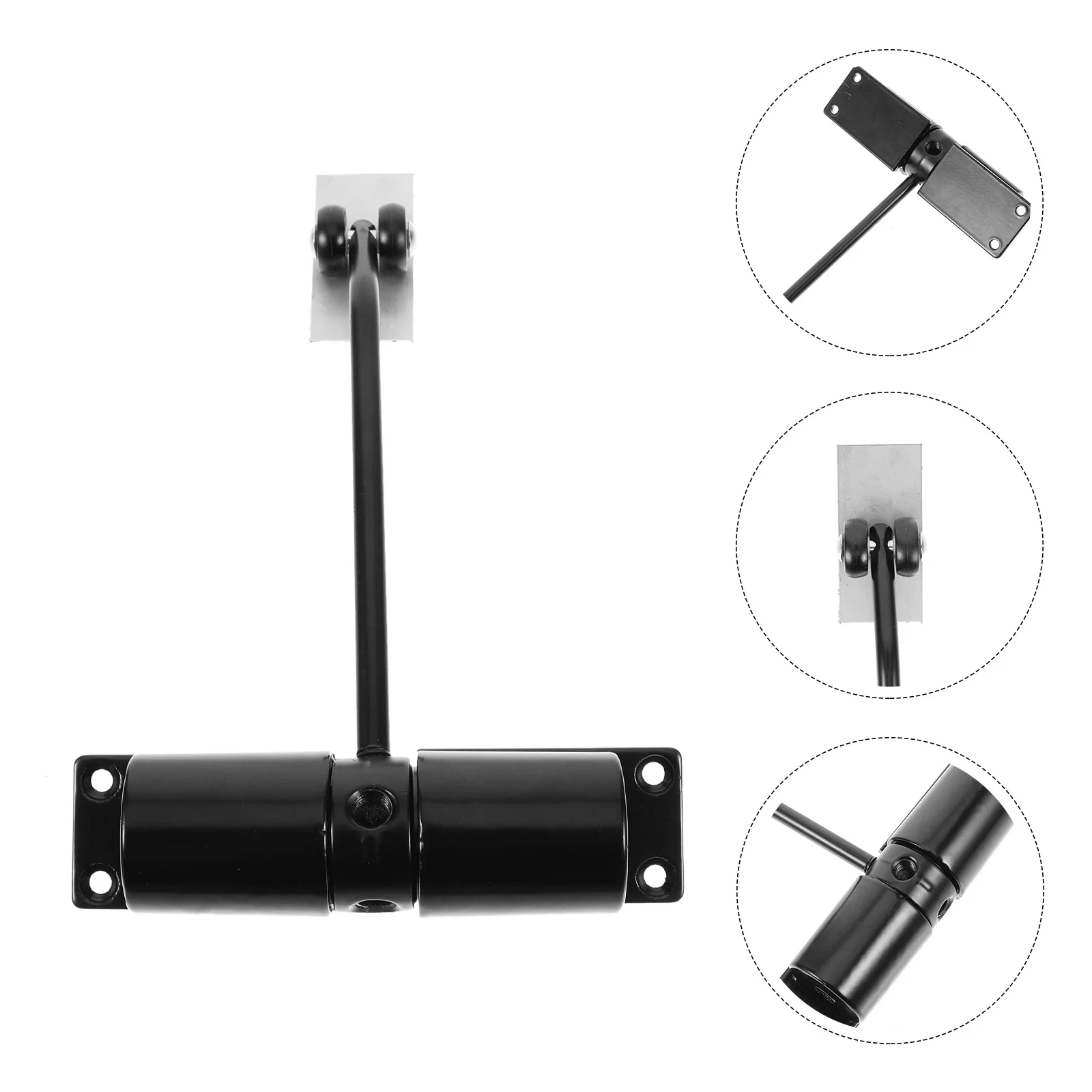 

Automatic Door Closer Barn Closers Return Screen Spring Zinc Alloy Metal Heavy Duty Safety Spring Closer for Interior Exterior