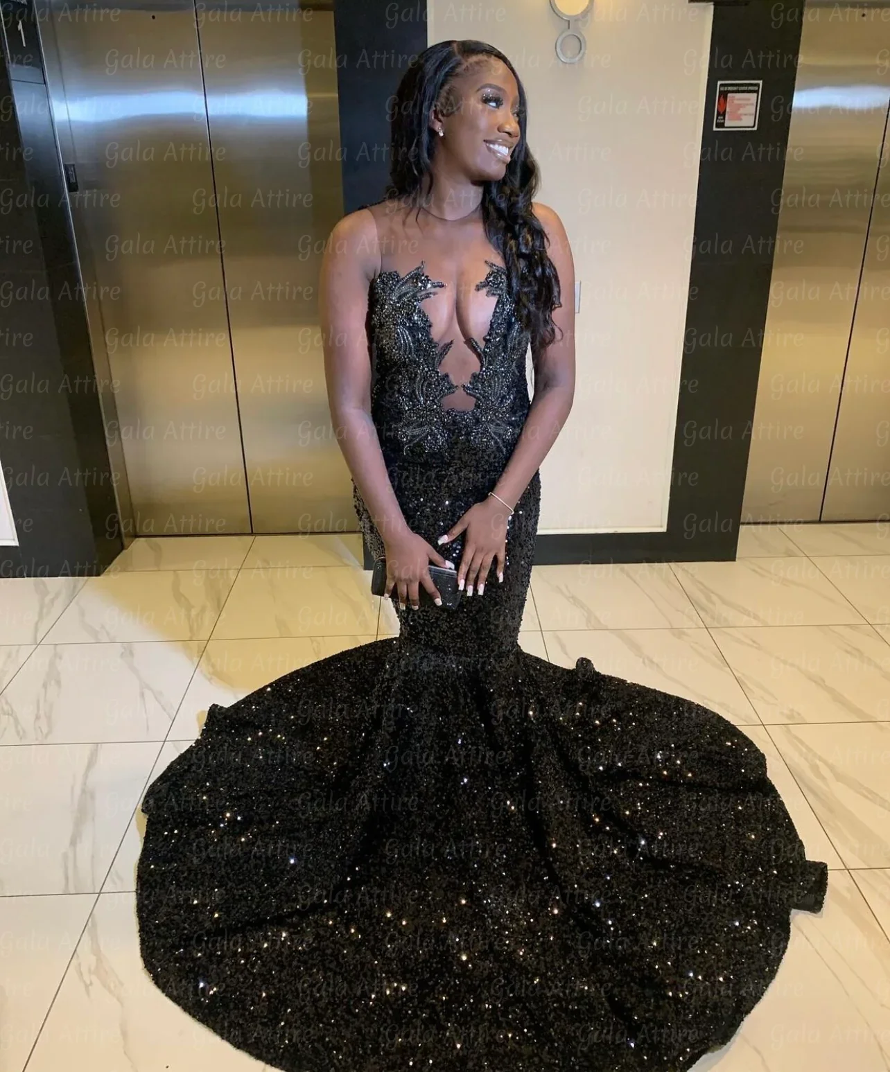 

Роскошные черные платья для выпускного вечера с черными стразами для темнокожих девушек, платья для дня рождения, элегантные вечерние платья для женщин, индивидуальный пошив