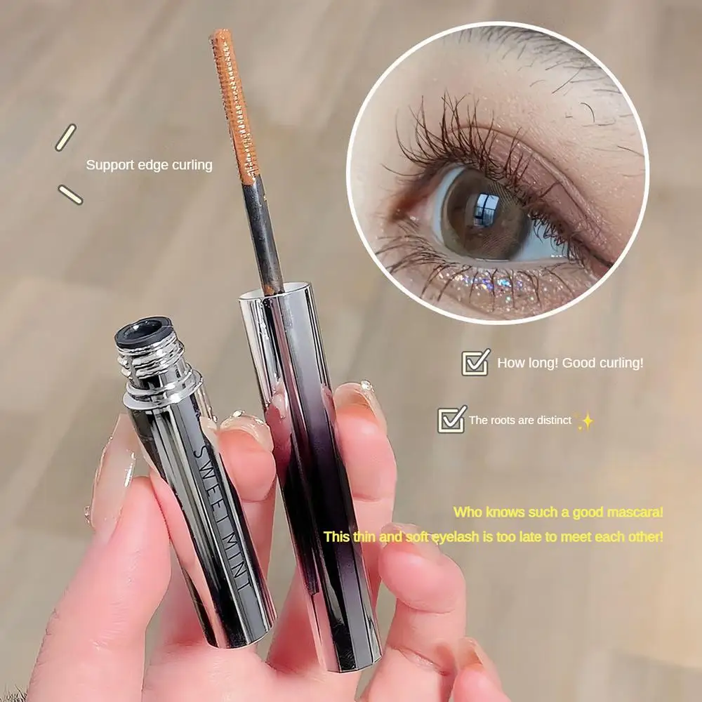 Curling Mascara Verlengt Wimpers Dik Waterdicht Zweetbestendig, Langdurige Niet-Vage Natuurlijke Wimpers Vergroten Make-Up Tools Voor Ogen