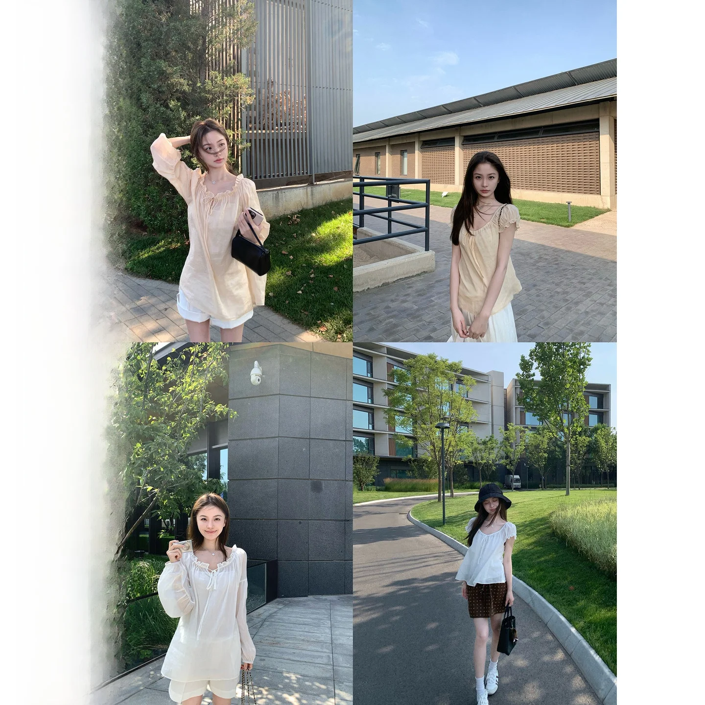 

Женская свободная блузка YUYUREAL с длинным рукавом из дышащего льна, серия Ele Bud Design, повседневный комфортный топ из смесового хлопка