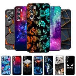 For Realme GT Master Edition Case Painted Silicone Soft TPU Back Cover for Oppo Realme GT Explorer Master Case Back Cover Funda