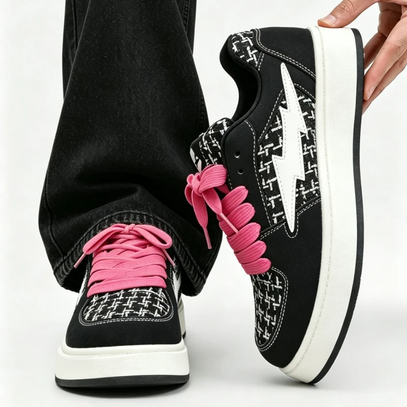 

Male Canvas Sneakers New Trends 2026 Designer Leisure Casual Shoes Men's Autumn Light Fashion Tide Shoes Man Adult Male Footwear