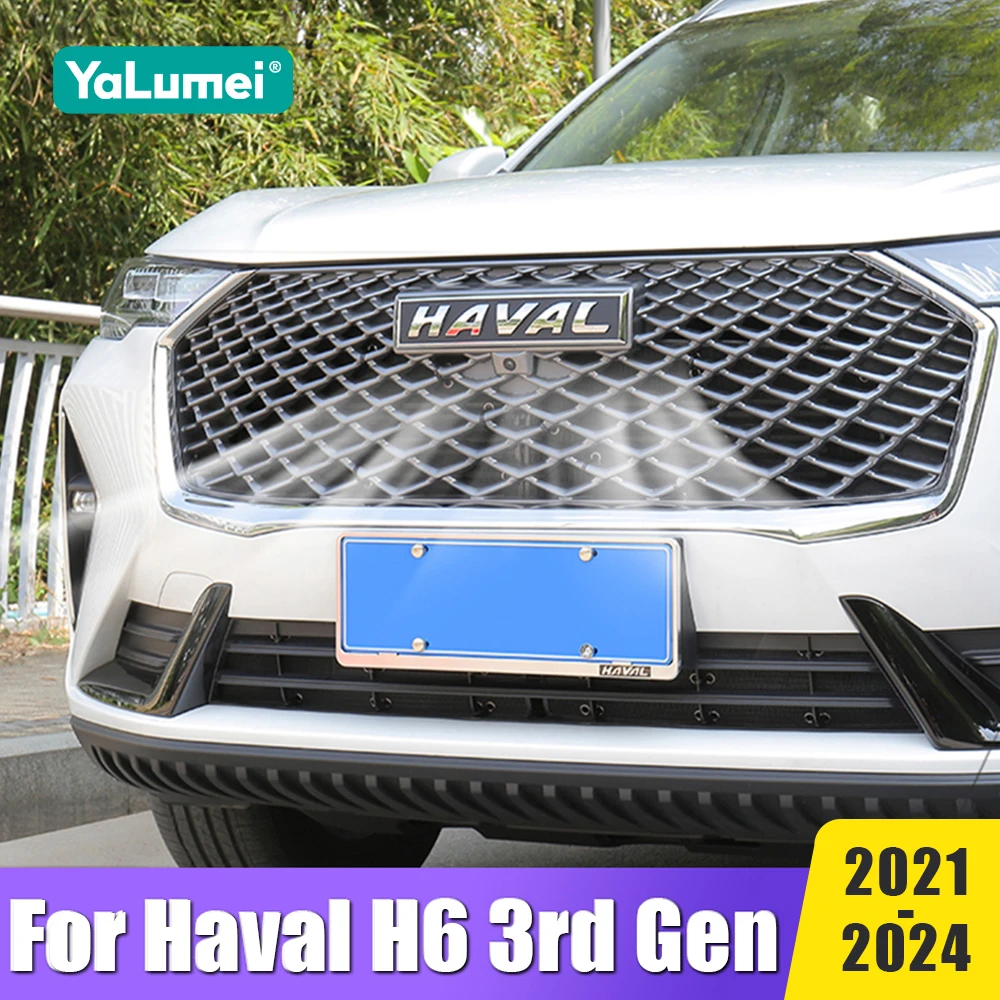 

Car Front Grille Insert Net Insect Screening Mesh Water Tank Trim Stickers For Haval H6 3rd Gen 2021 2022 2023 2024 GT DHT-PHEV