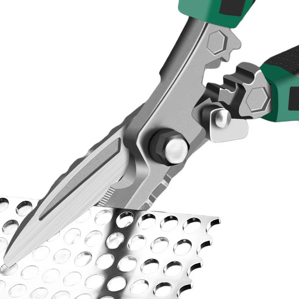 1pc Industrial-Grade Chrome Vanadium Steel Shears Powerful Rust-Resistant Metal Shears Workshop Equipment Hand Tools