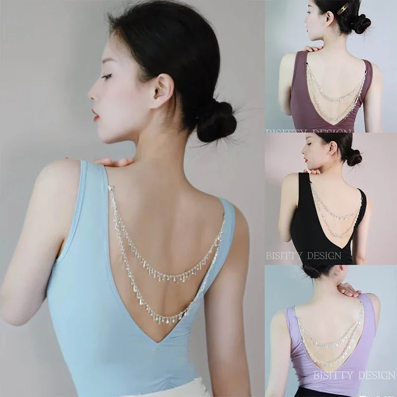 

4 Colors Summer Latin Dance Bodysuit For Women's Sleeveless Ballroom Dance Tops Adults Samba Rumba Modern Dancing Tops