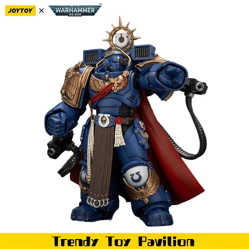

【JOYTOY】Warhammer 40K Ultramarines Marneus Calgar Chapter Master с обладушкой MkX Gravis и рукавичками Ultramar 1/18 Action