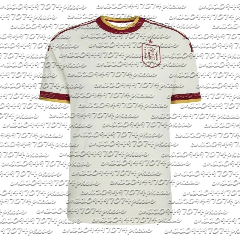 Hot 2026 New Spain Team World Competition Away Jersey T-Shirt Men's Soccer Fan Shirt Quick-drying and Breathable Sportswear