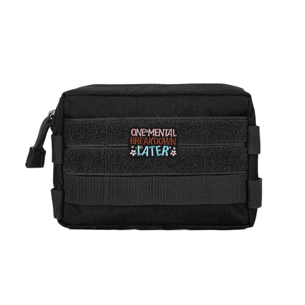 Parche Velcro MOLLE bordado con gancho táctico para mochila meme - imagen 5