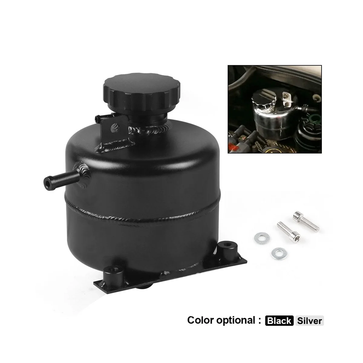 17137529273 Coolant Header Expansion Overflow Water Tank Cap Reservoir Can Car for 02-08 BMW Mini Cooper S R52 R53