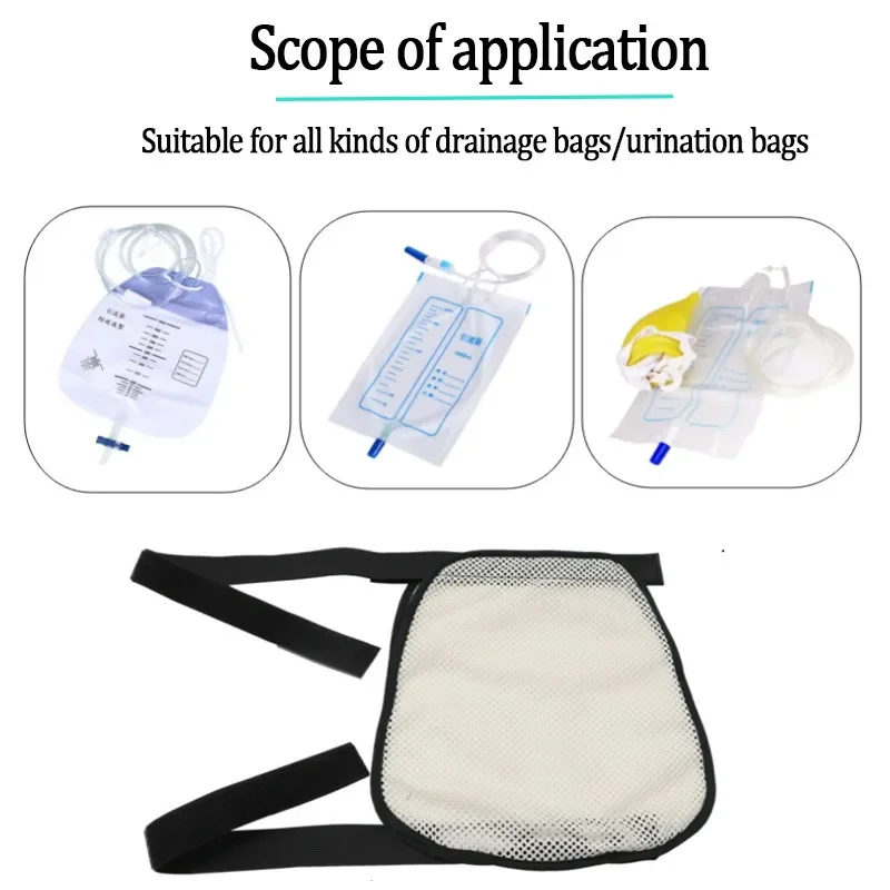 Urine Catheter Bag Holder Large Capacity Urine Collection Bag Bind Leg Fixing Device