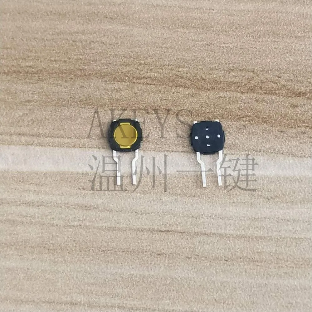 TS-C007 4*4*0.8 Side 2 Pin Light Touch Switch Extended Curved Foot Film Electronic Component Touch Button