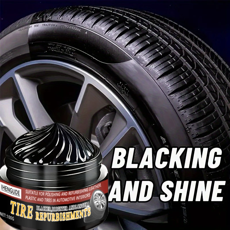 

1 Piece 100g Car Plastic Repair Wax, Multifunctional Leather Wax, Durable Time Can Reach 2-3 Years, Repair Scratches and Enhance Tire Gloss, Suitable for Black Interior Updates of Car Engine Compartment