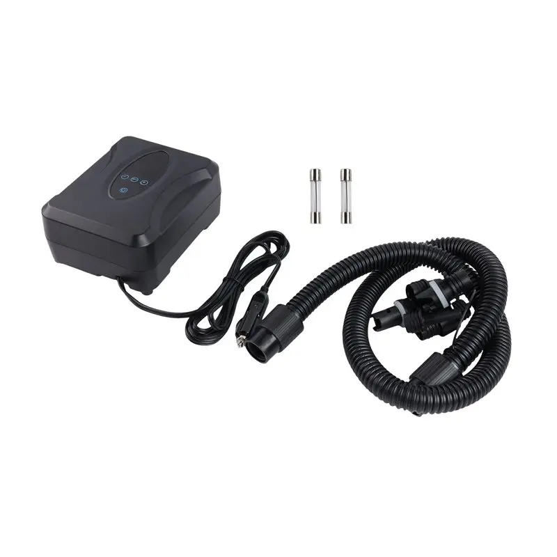 AEB0-Electric Air Pump Touchscreen Control With LED Light Inflator And Deflator For Inflatable Paddleboard Kayak Black