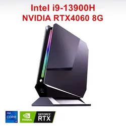 Nvidia-Mini PC Gaming RTX 4060 3050 8G Intel i9 13900H 12900H i7 13700H RGB, ordenador de escritorio Barebone WiFi6, 13th Gen