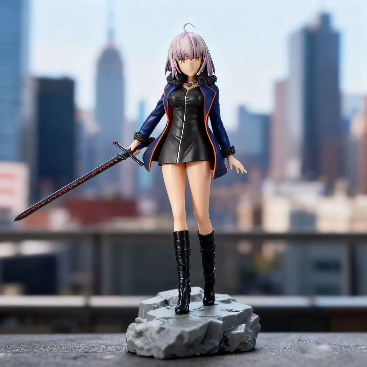 

25 см Fate/Grand Order Caster Saber аниме фигурки ПВХ фигурка игровая статуя Коллекционная модель игрушки подарок на Хэллоуин