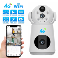 Security Wireless 4G/Wifi Battery Camera Smart PIR Detection Day Night Home Audio Video Surveillance Indoor IP PTZ Camera