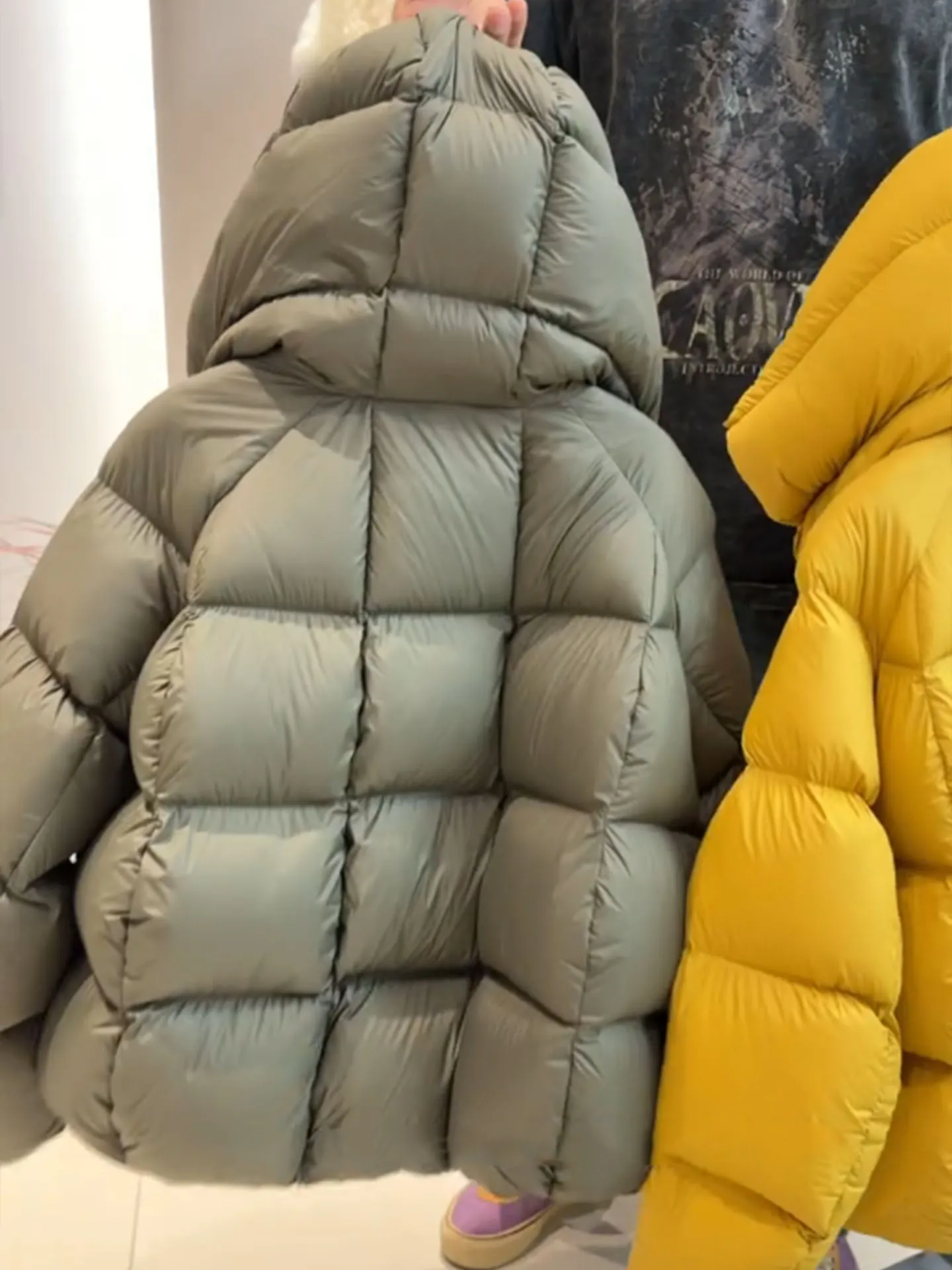 Einzigartige ort Thiened Damen Daunenjacke 2025, Winter, neue Sle-Mütze, integrierte Brotkleidung, kleine Größe, Thiened-Mantel