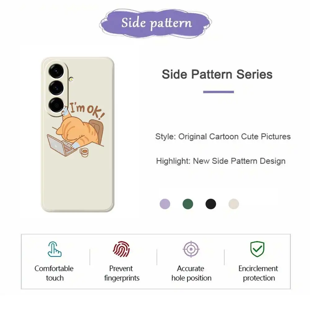 حافظة لهاتف سامسونج جالاكسي S25 S24 S23 S22 S21 S20 Ultra Plus S10 Plus S24FE S23FE S22FE S21FE غطاء ناعم #4