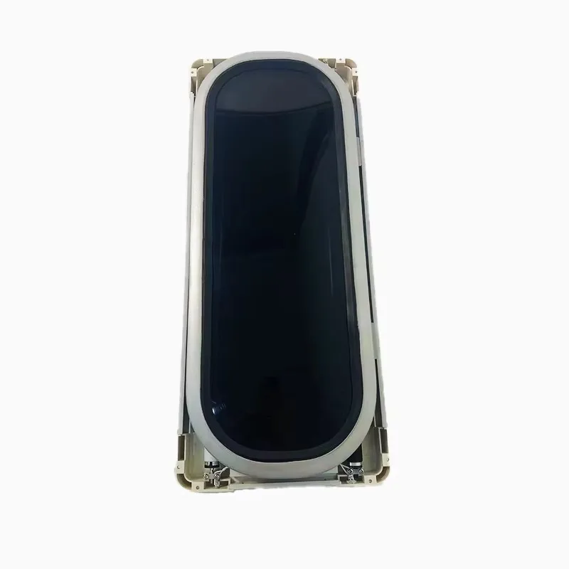

1200x800mm Radius Corner Fixed Rv Camper Window with Transparent Gray Glass