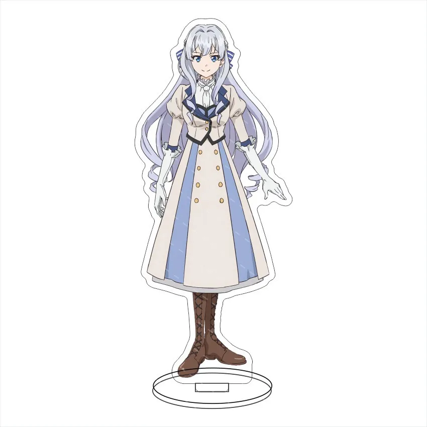 Anime The Infuriated Lady Vows Revenge Elizabeth Reston Lucas Haldoria 15CM Acrylic Stand Keychain Figure Desk Decor Gifts