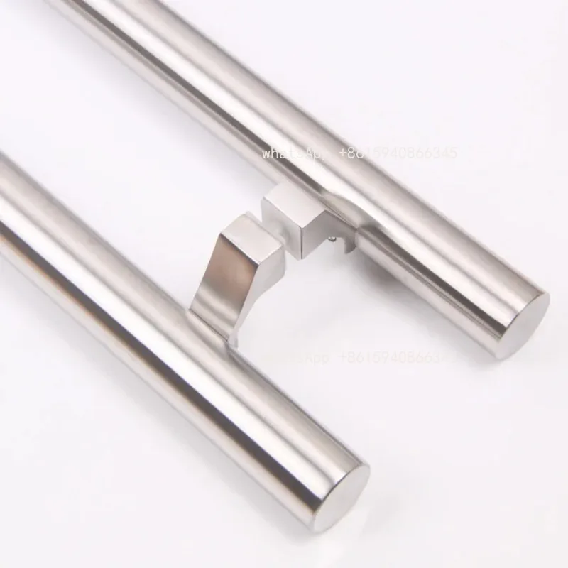 Glass Door Handle 304 Stainless Steel Door Handle WM03201 Simple eccentric horseshoe foot armrest