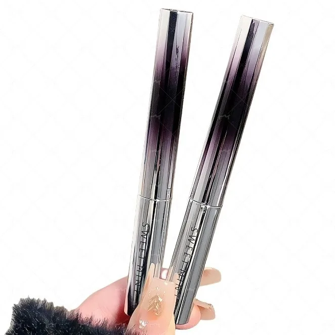 2pcs 마스카라 방수 4D 실크 섬유 컬링 볼륨 속눈썹 두꺼운 연장 영양 속눈썹 연장 고품질 메이크업