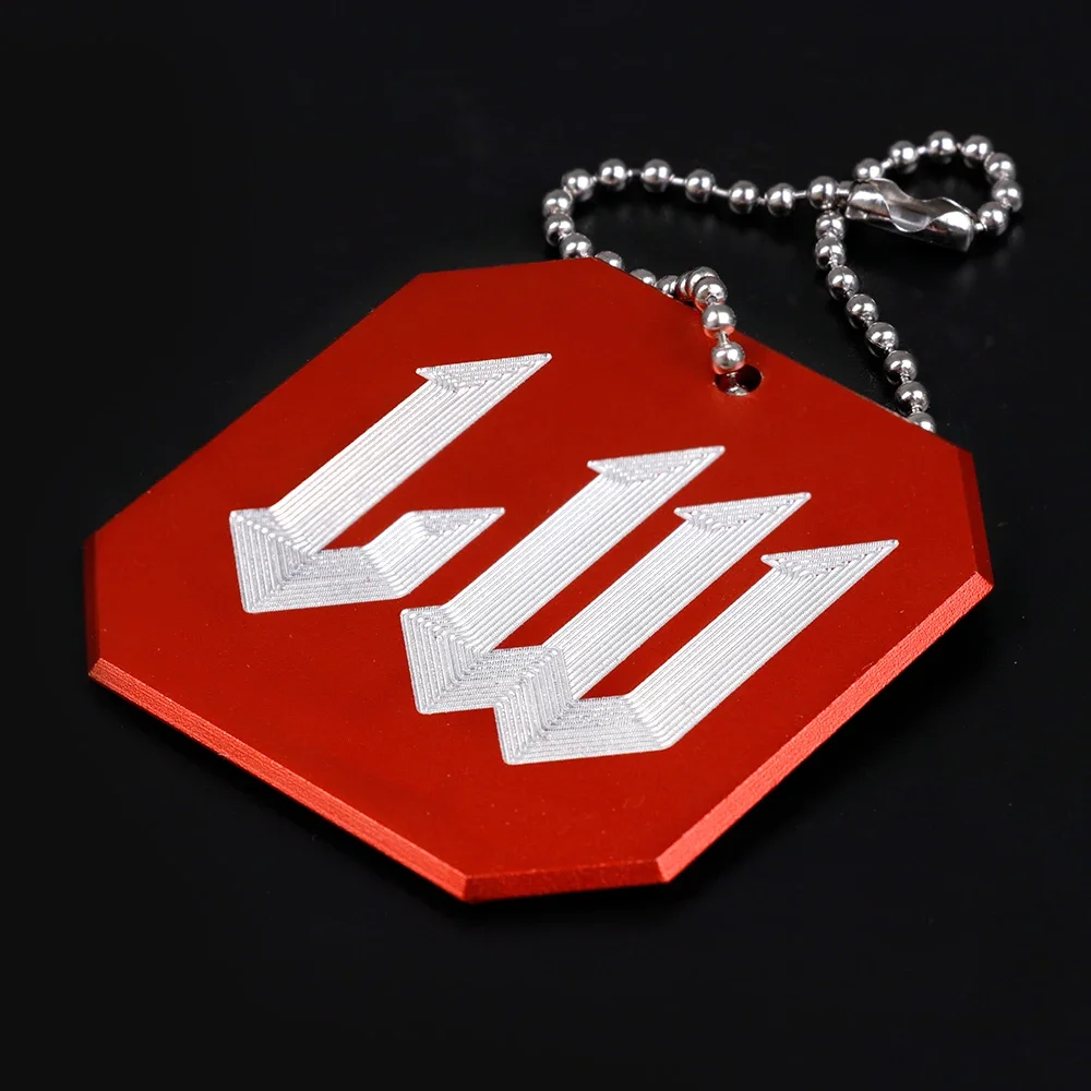LW Badge Car Gear Shift Knob Tag Key Ring Interior Metal Emblem