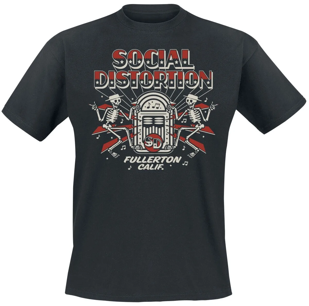 Social Distortion Vintage Evolution Graphic T-shirt Men Women Street Punk Tee