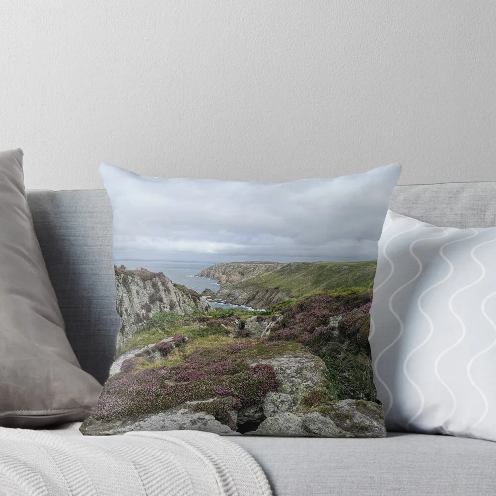 Lundy island, north Devon, uk Throw Pillow Sofa Covers Pillowcases pillow