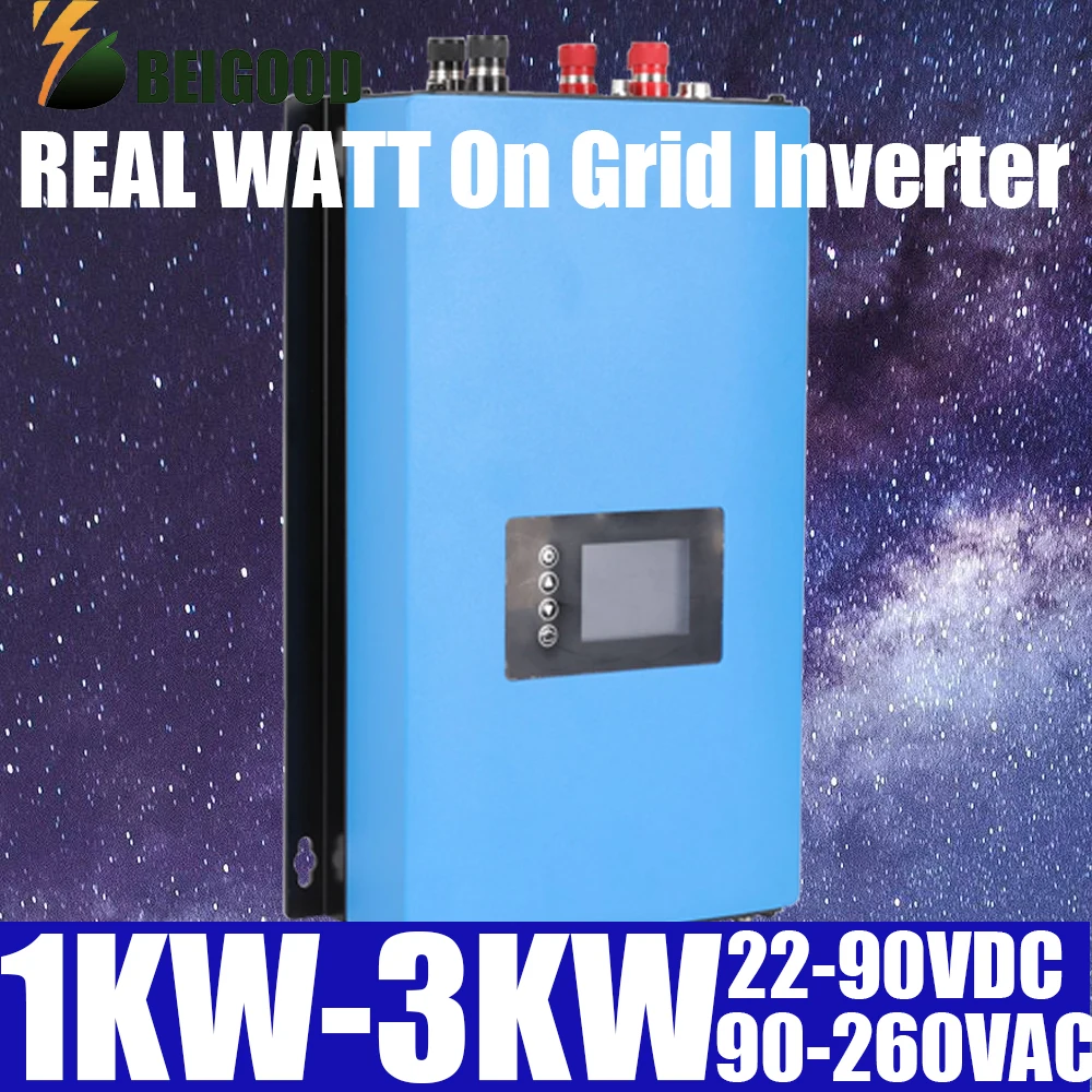 2000W Wind Energy Grid Tie Inverter Dump Load Resistor MPPT Controller with Limiter WiFi for Wind Turbines Pure Sine Wave