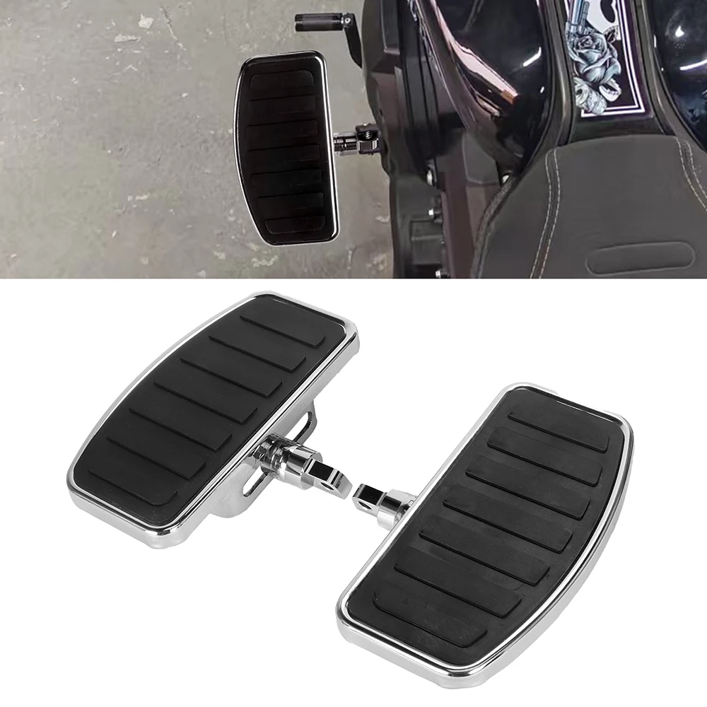 

Motorcycle Rear Passenger Floorboard Adjustable Mount-Style Footpeg Foot Rest For Harley Sportster Touring Street Electra Glide