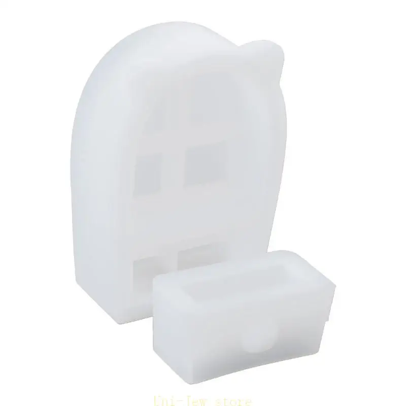 

40GB DIY Epoxy Ears Drawer Mold Jewelry Storage Cabinet Molds Silicone Resin Cabinet Mold for DIY Craft Jewelry Storage