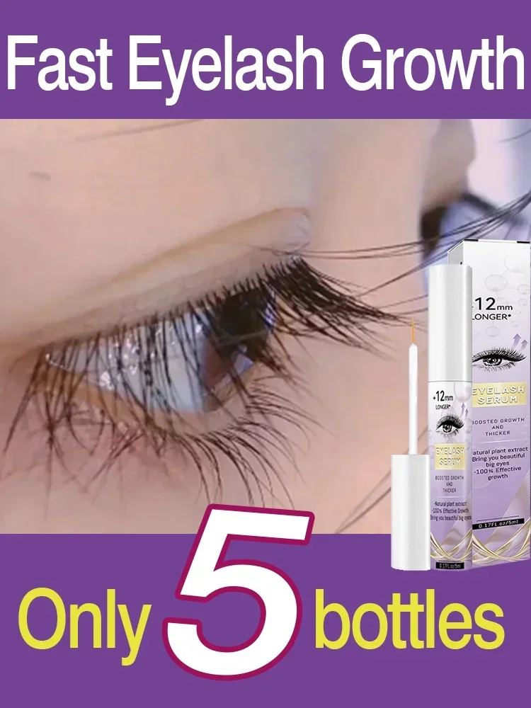 Eyelash Growth Serum to Grow Eyelashes Strengthen Curling Organic Castor Oil Eyelash Enhancer Serum Lengthening Eyelashes