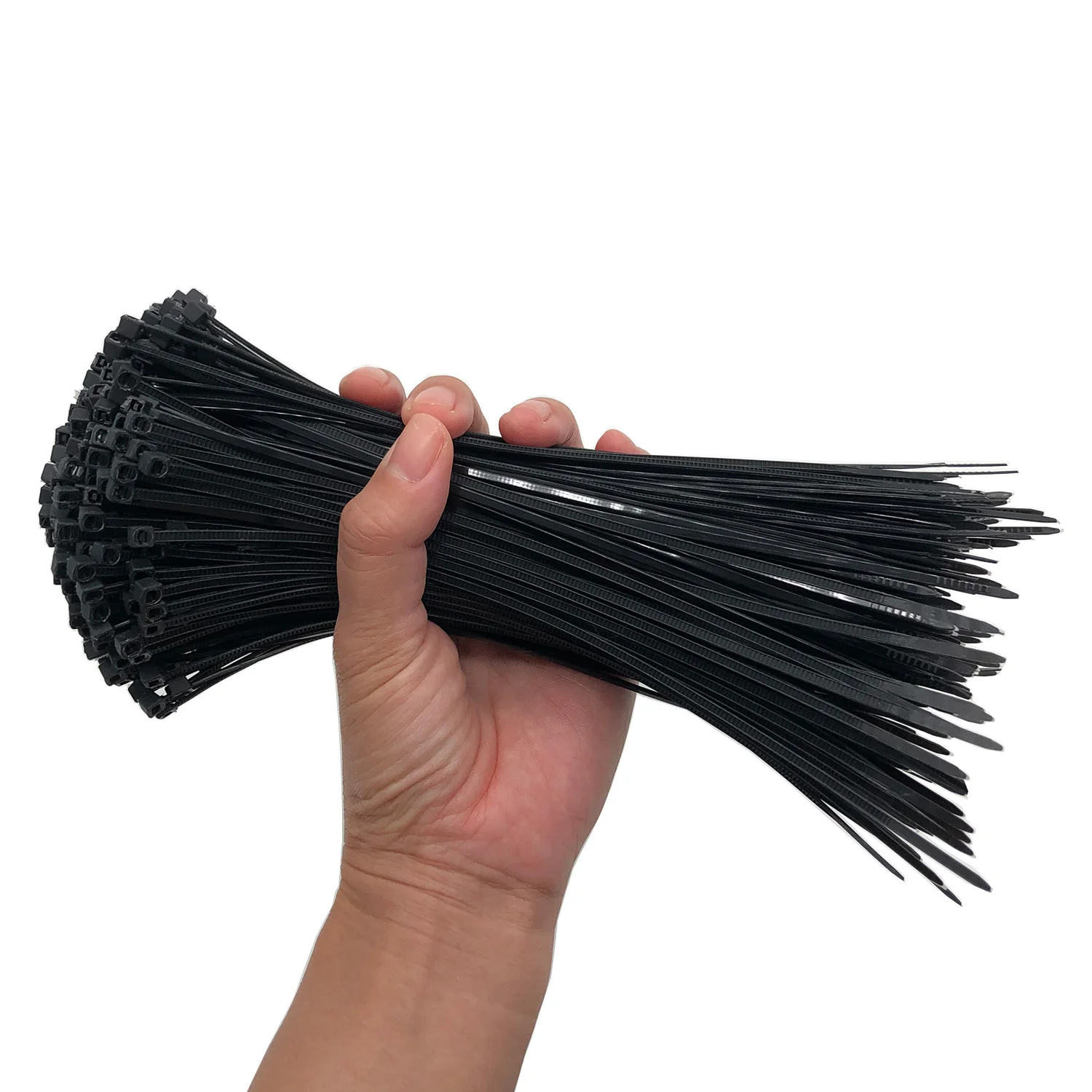 500pcs Nylon Clamp  3*200mm Zip Tie Strong Self-locking Plastic Cable Tie