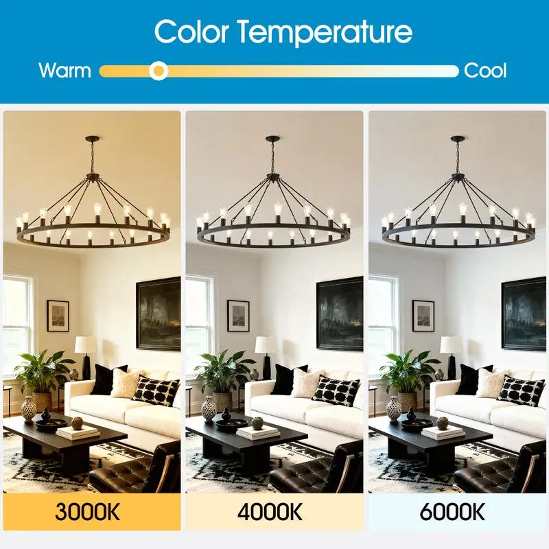 53" Black Wagon Wheel Chandelier, 18-Light Fixture (No Bulbs) - E26 Base