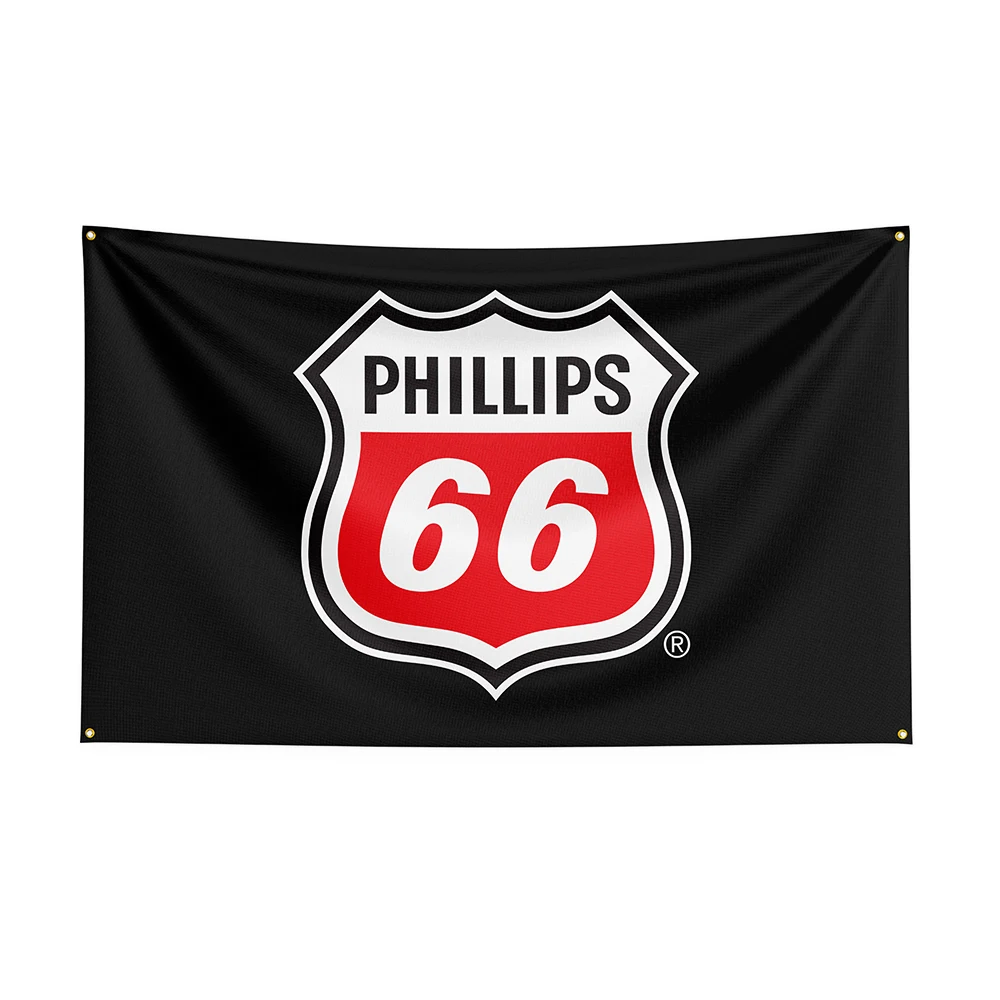 3x5Ft Phillips 66 Flag Polyester Printed Racing Car Banner For Decor