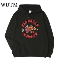 Red Devels Mc Hoodie Unisex Long Sleeved