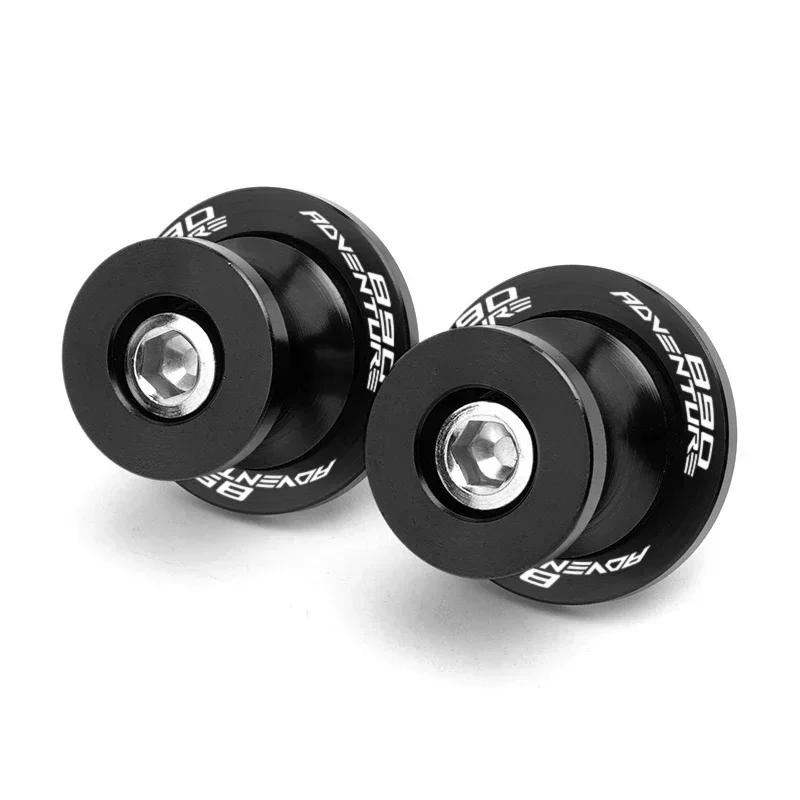 ل KTM 790ADV 790 ADVENTURE 2019 2020 890ADV R 2021 2022 CNC دراجة نارية الملحقات M10 Swingarm بكرات المتزلجون حامل مسامير