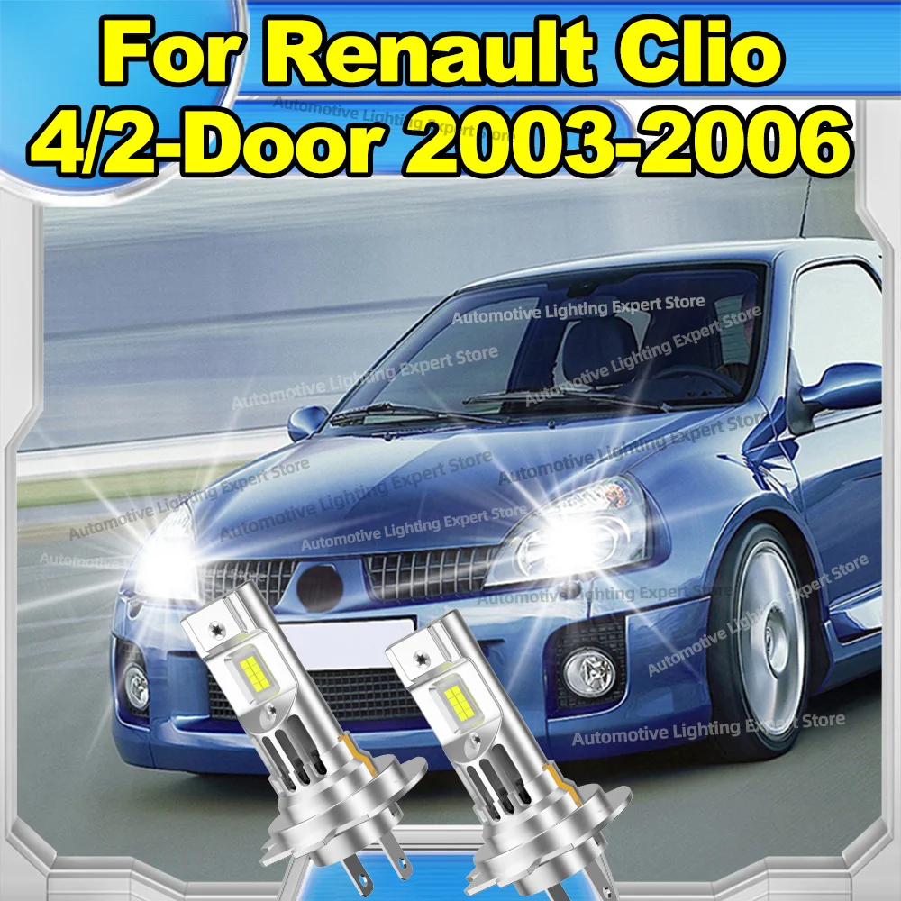 

Led Lights 30000LM Car Headlight Bulbs Canbusr Auto Turbo Lights For Renault Clio 4/2-Door 2003 2004 2005 2006 2006