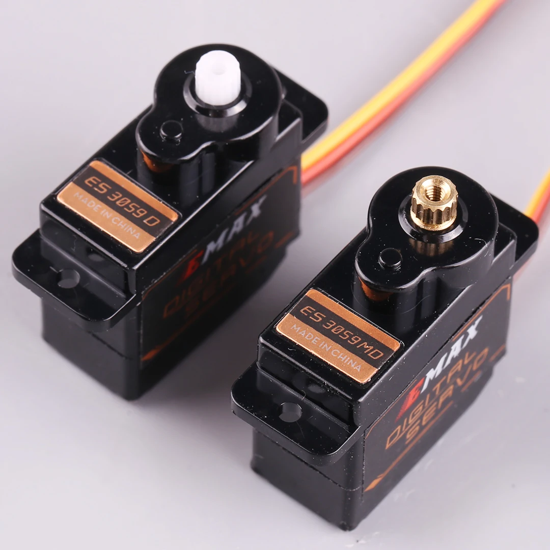 EMAX ES3059D 9g actionneur numérique ES3059MD 12g métal numérique PWM Servo pour les Applications de modèles et de robots RC