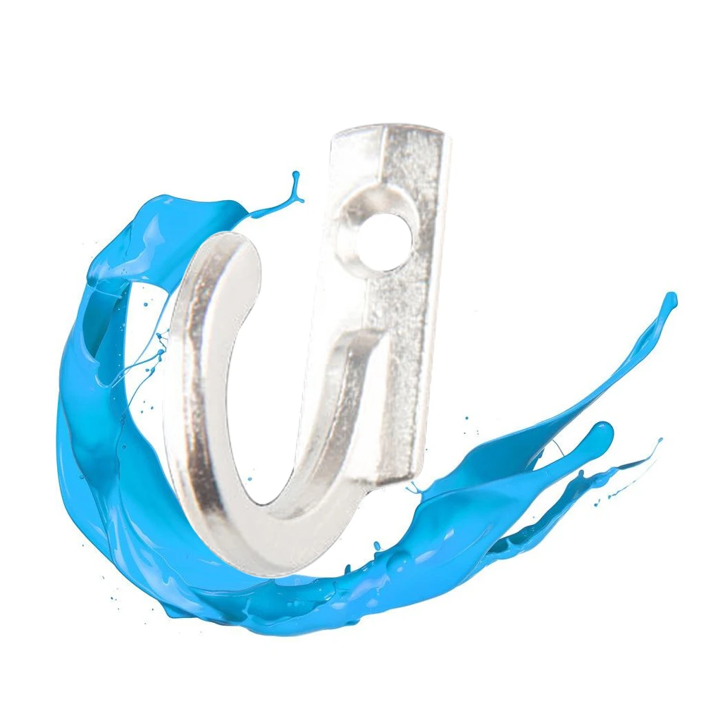 

10pcs Mini Coat Hooks Wall Mounted Retro Style Bathroom Accessories For Garments Towels Clothes Jackets Scarves