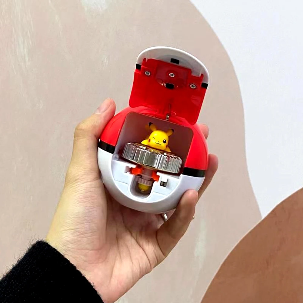 Bandai pokemon anime pikachu topos lançadores giroscópio mágico crianças arena brinquedos figura de ação menino aniversário natal presente do feriado