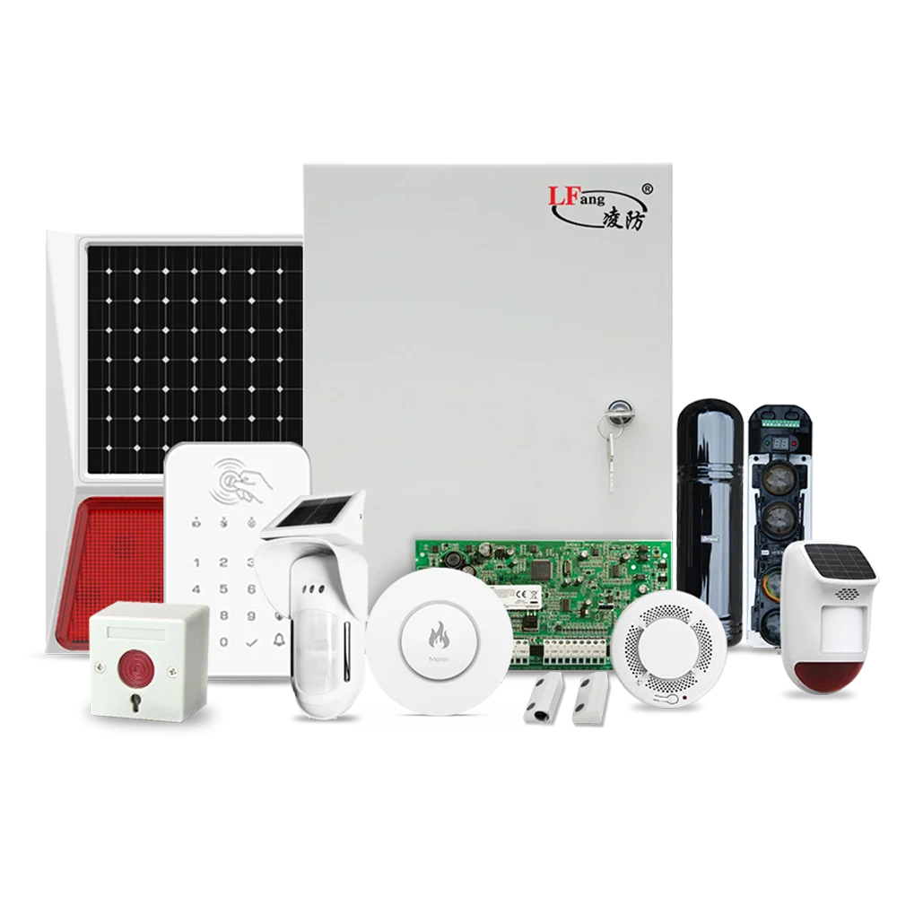 RS485 Intruder alarm system 4G outdoor wireless  intruder alarm system remote access intruder alarm