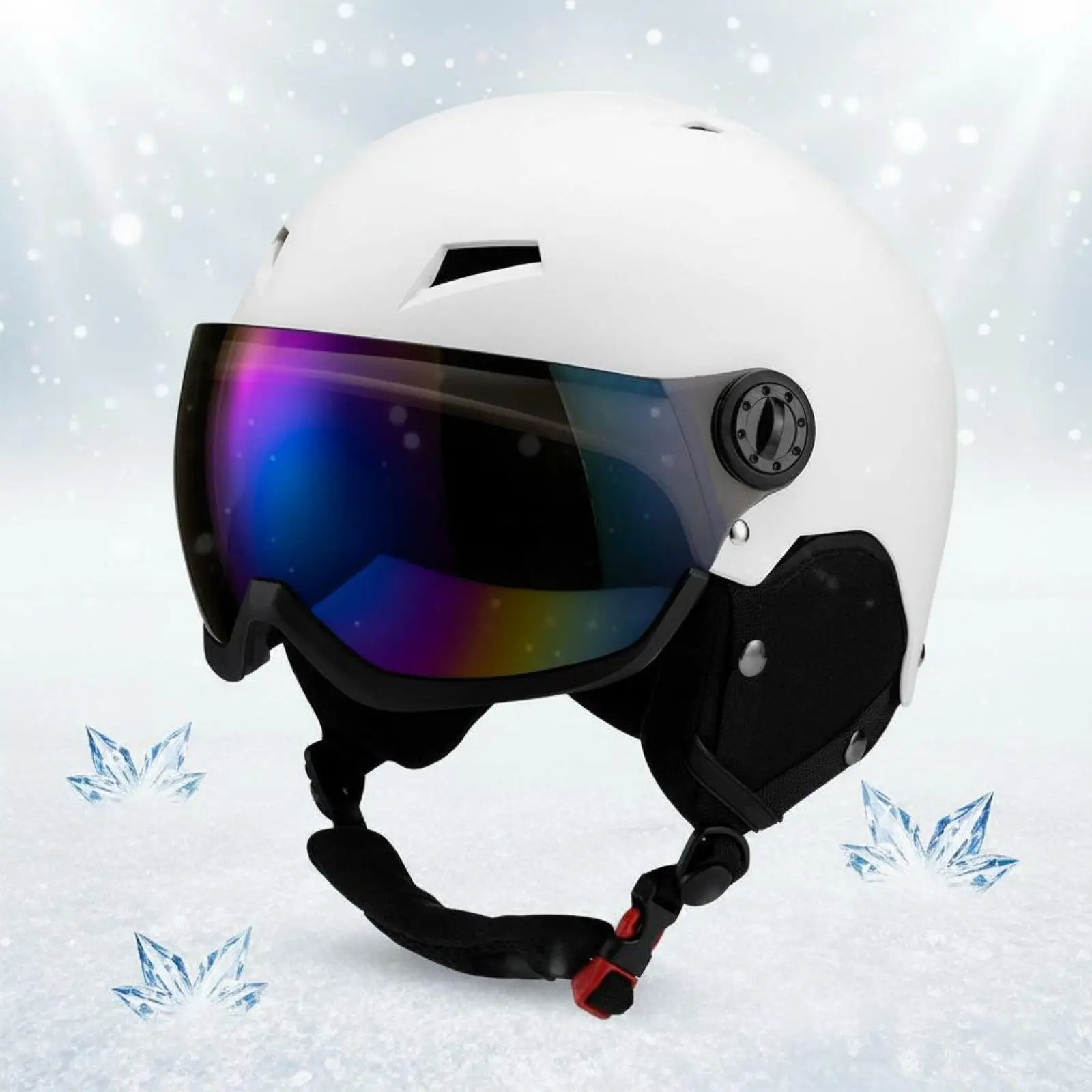 Snowboard Protector Snow Sports Goggles Impact Absorbing Vent Helmet for Slope Adventure