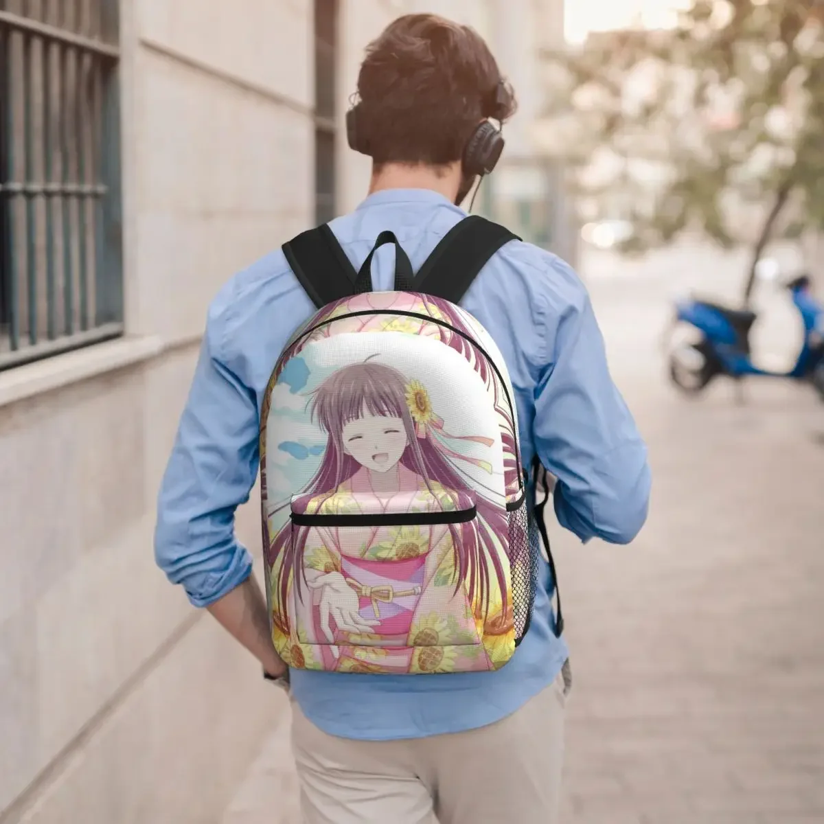 Japanese Anime Fruits Basket Backpack Boys Girls BookBag Children School Bag Laptop Shoulder Bags for Men Women