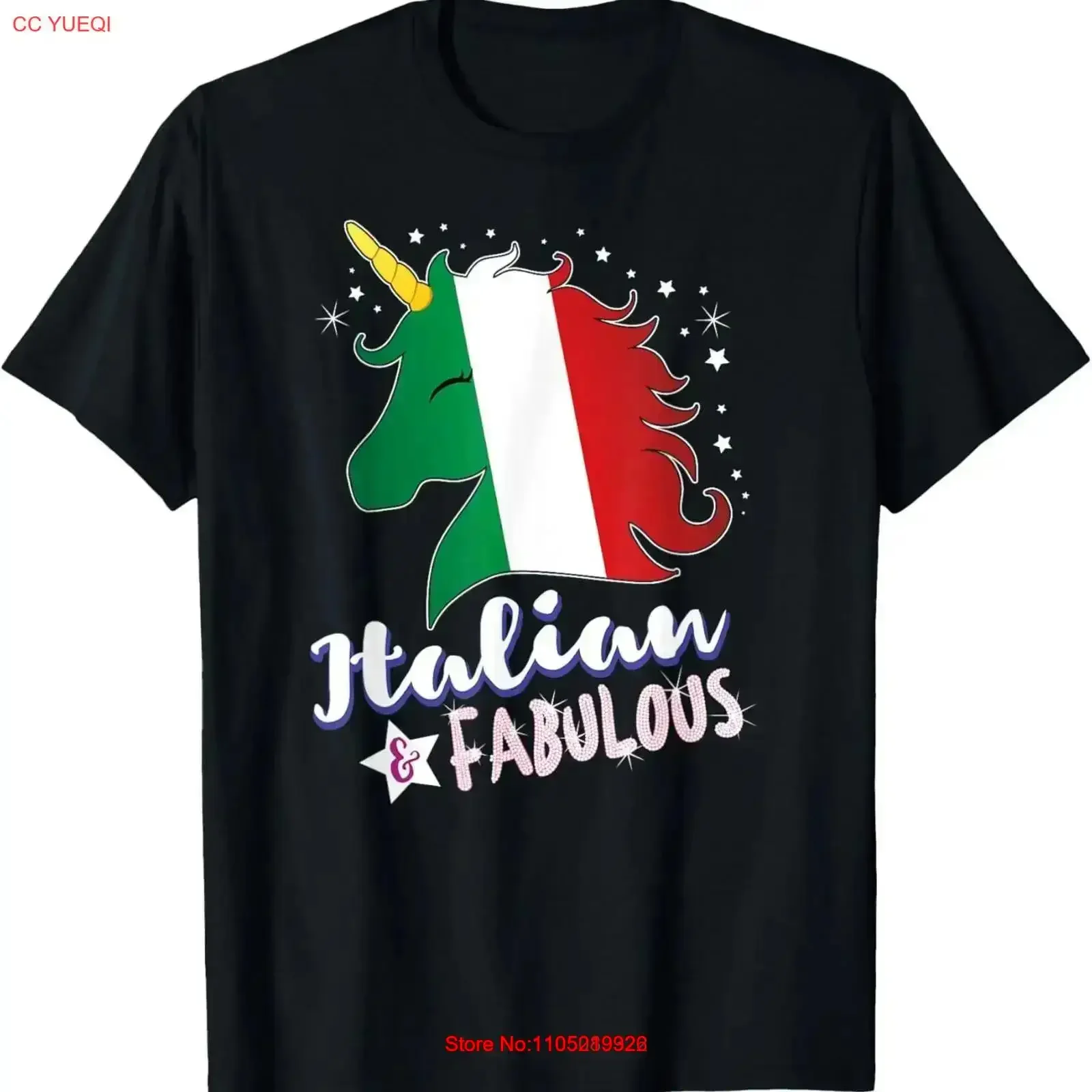 

Футболка с итальянским единорогом и флагом Италии, винтажная стираная футболка с графическим рисунком, повседневная растянутая уличная одежда, модный топ для повседневной одежды, винтажный