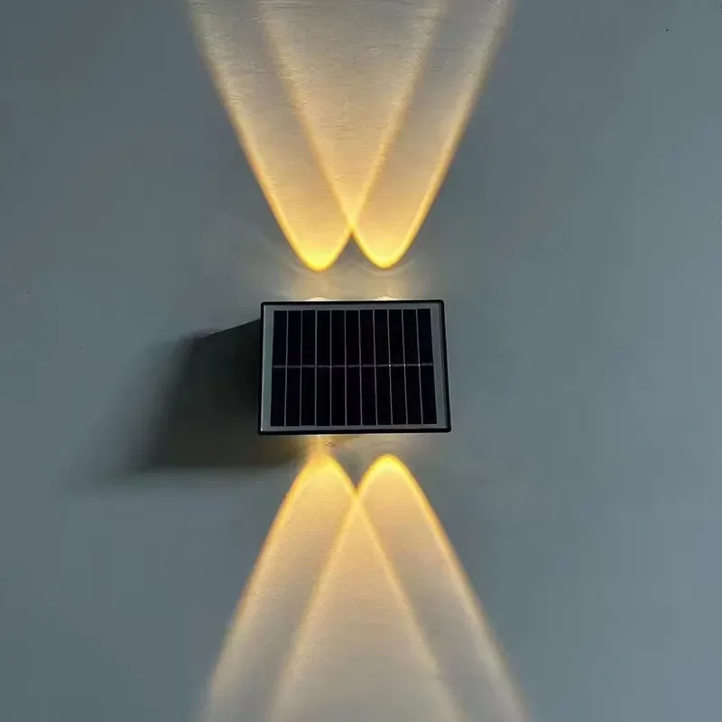 High Quality Modern Motion Sensor Waterproof Outdoor Wall Mounted Solar Garden Light Emitting Diode Solar Wall Light