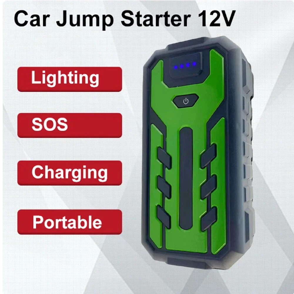 

12V 28000mAh Car Jump Starter 400A 12V Output Portable Emergency Start-up Charger for Cars Booster Battery Starting Device