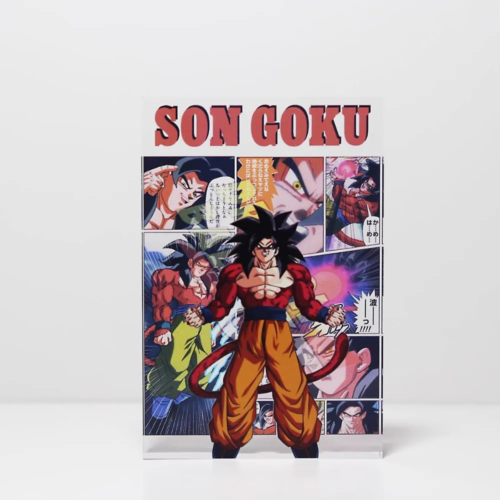 DIY Dragon Ball Self Made Acrylic Bricks Son Goku Kakarotto Son Gohan Toriyama Akira Anime Peripheral Game Holiday Gift